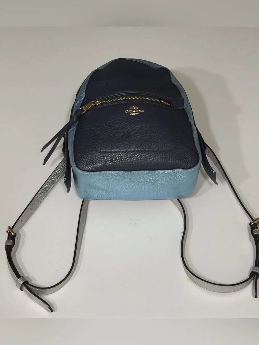 Coach Andi Colorblock Metallic Multicolor Leather Convertible Backpack F49122
